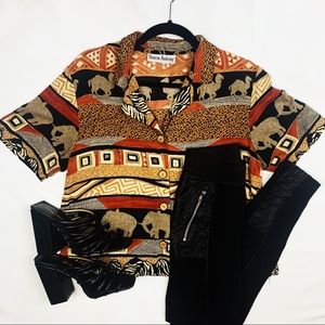 Sharon Anthony Safari Blouse